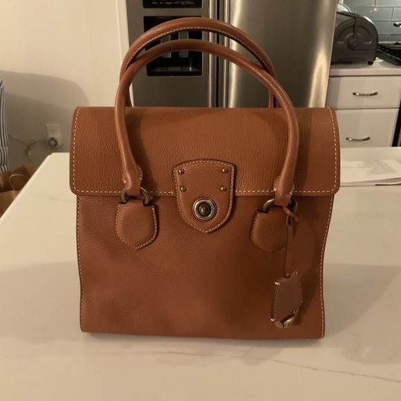 Large Brown Classic LRL Tote Bag - Picture 1 of 13